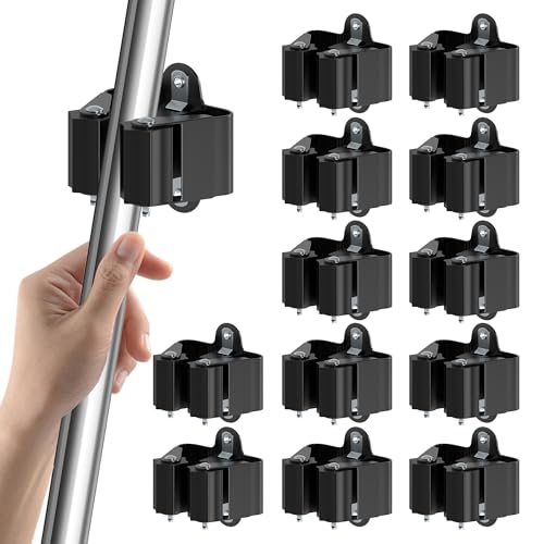 Broom Holder Wall Mount 12 Pack (12 Count)