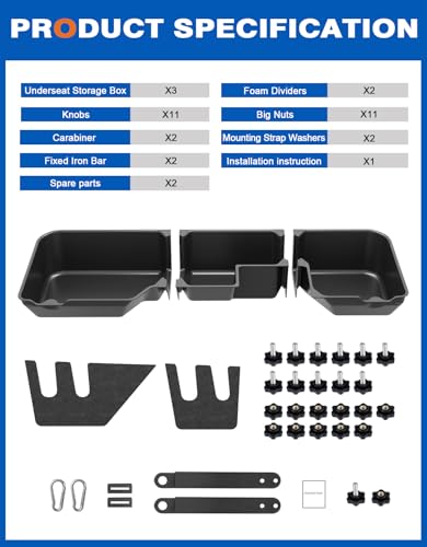 Under Seat Storage Box For 2019