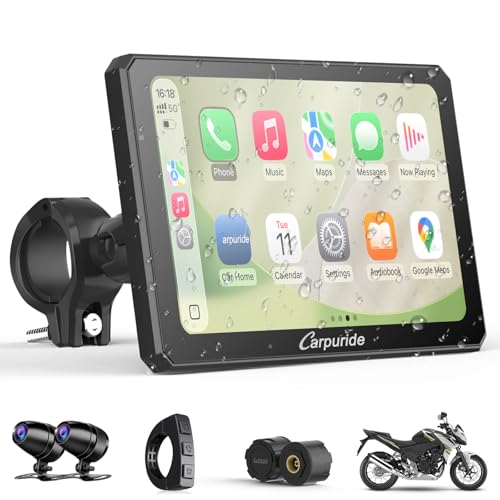 W712DT 7" for Motorcycle CarPlay & A