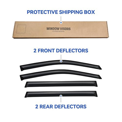 Window Visors Rain Guards for 2014