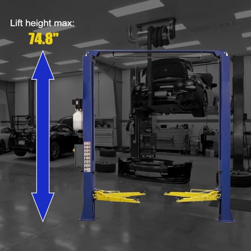 Car Lift 9 000lbs 2 Post Auto Lift Overhead Auto Truck Hoist for Home Garage
