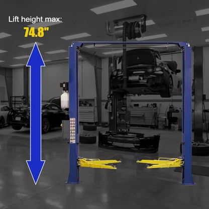Car Lift 9 000lbs 2 Post Auto Lift Overhead Auto Truck Hoist for Home Garage