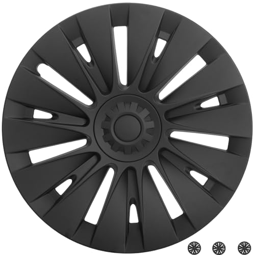 2025 Wheel Covers for Tesla Model Y Accessories 2024 19 Inch 4 Pcs Hubcaps Compatible with Tesla Y 2024 2023 2022 2021