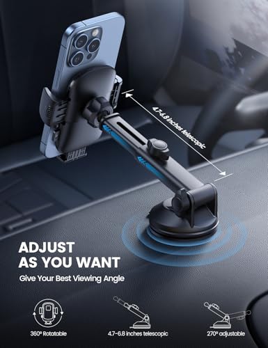 Car Phone Holder Dashboard Vent Windshield 70 LBS Suction 3
