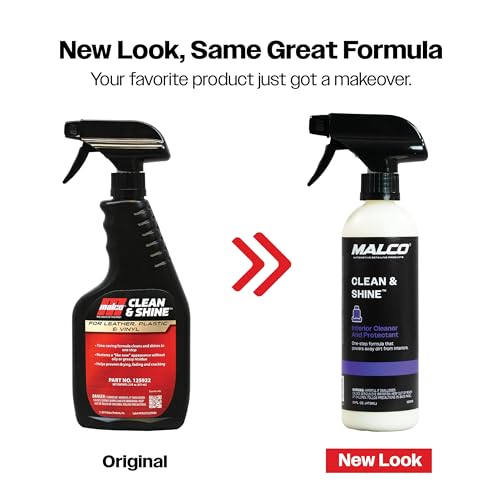 Clean & Shine Interior Car Cleaner and Dressing Spray (16 Fl Oz)