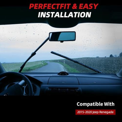 Windshield Wiper Blades Replacement for Jeep Renegade 2015