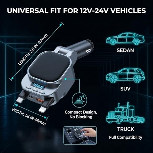Bluetooth 5.3 Car Adapter