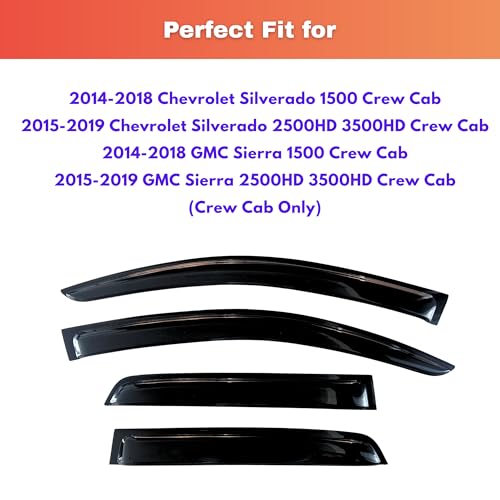 Rain Guards Fit for 2014