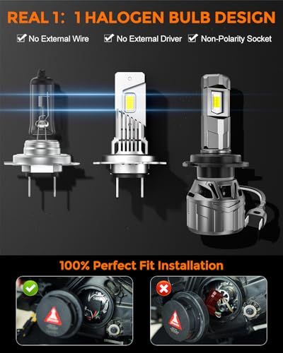 2026 Upgrade] H 7 Led Bulbs (2 Count)