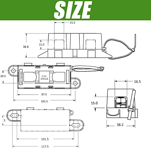 MEGA AMG Fuse Holder for ANM Bolt