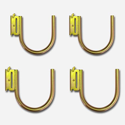 4-Pack 4-Inch J Hooks for E-Track and X-Track Rails (4 Count)