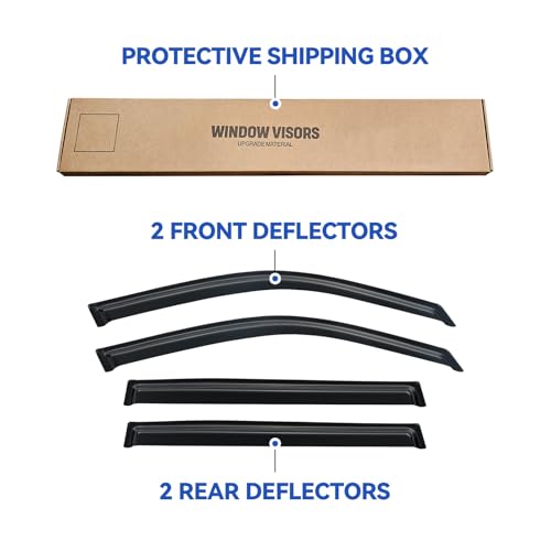 Window Visors Rain Guards for 2003