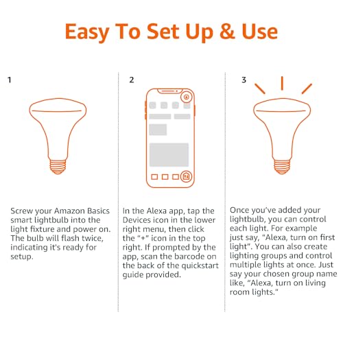 Smart BR30 LED Light Bulb