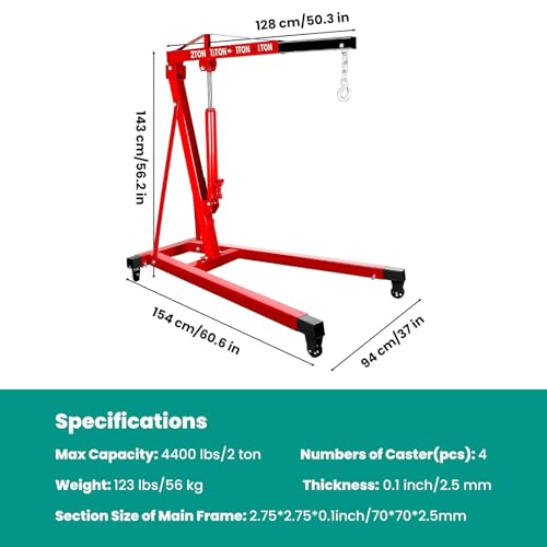 4400 Lbs Engine Hoist Cherry Picker