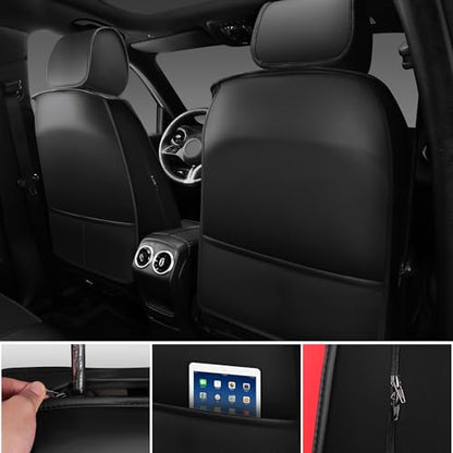 Nappa Leather Car Seat Covers Full Set