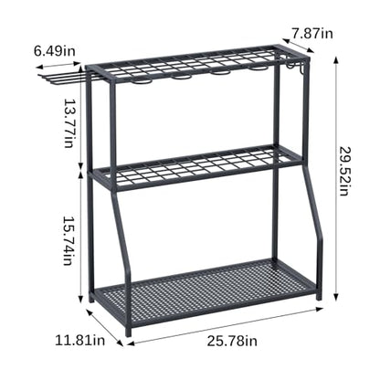 Organizer Yard Tool Storage Rack Garden Organizer Tool Holder