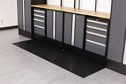 Performance Vinyl Garage Runner Small Coin Pattern