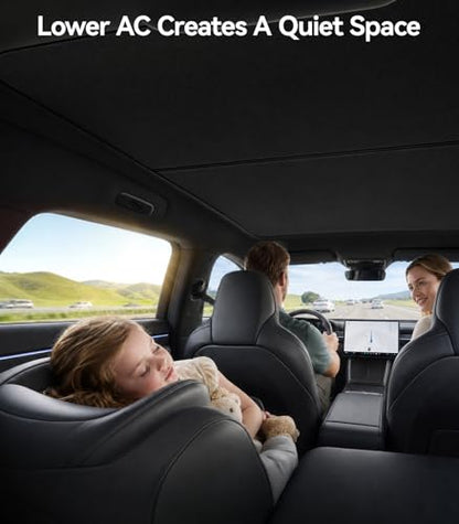 Double Layer Sunshade Roof For Tesla Model Y Juniper