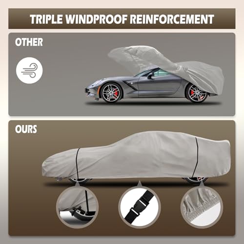 Waterproof Car Cover Fit for Corvette C4 C5 C6 C7 C8 1980