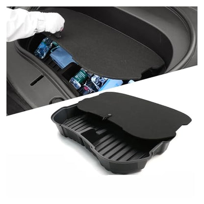 Car Front Trunk Storage Box Frunk Organizer Cargo Protective Tray Compatible For Tesla Model 3 2024 Storage Container