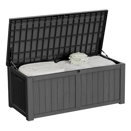 150 Gallon Outdoor Storage Box Patio Deck Box Waterproof