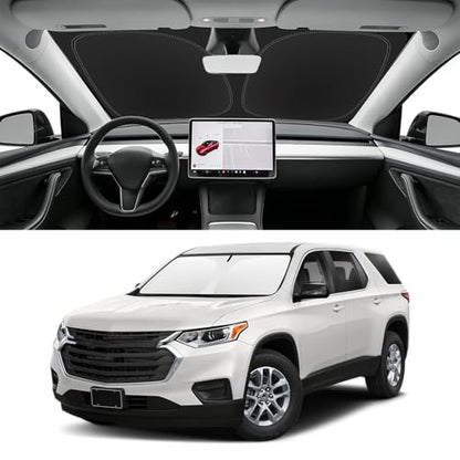 Custom Fit Windshield Sun Shade for Chevy Traverse 2018