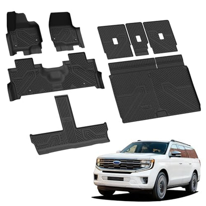 Floor Mats for 8 Seats 2025 2026 2027 Ford Expedition MAX