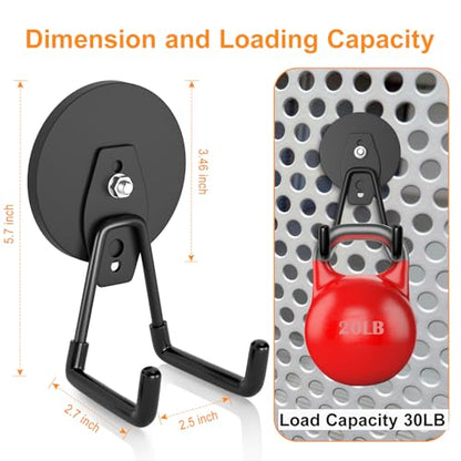 Strong Magnetic Hooks Heavy Duty (2 Count)