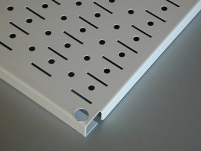 Pegboard Organizer 4 ft. Metal Pegboard Standard Tool Storage Kit with Blue Toolboard and Black Accessories