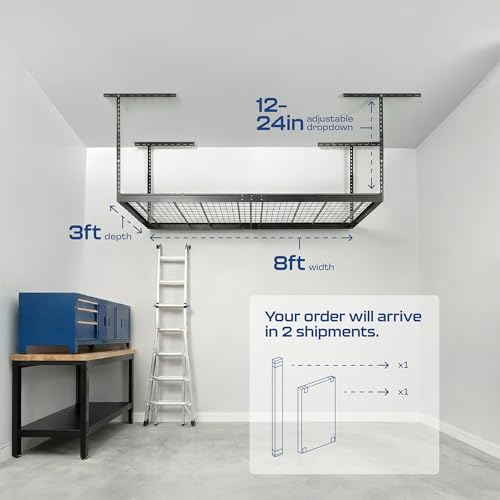 MonsterRax 3x8 Overhead Garage Storage Rack