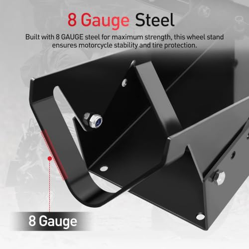 Motorcycle Wheel Chock for Trailer