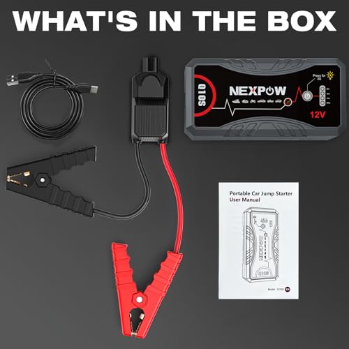 Car Jump Starter 2026 Upgraded Car Battery Jump Starter Pack
