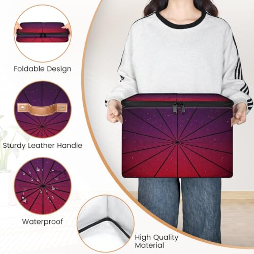 Storage Basket for Bedroom Kitchen Bathroom Storage Bins with Zipper Lids Foldable Toy Cube Storage Organizer for Kid Teen Women Men