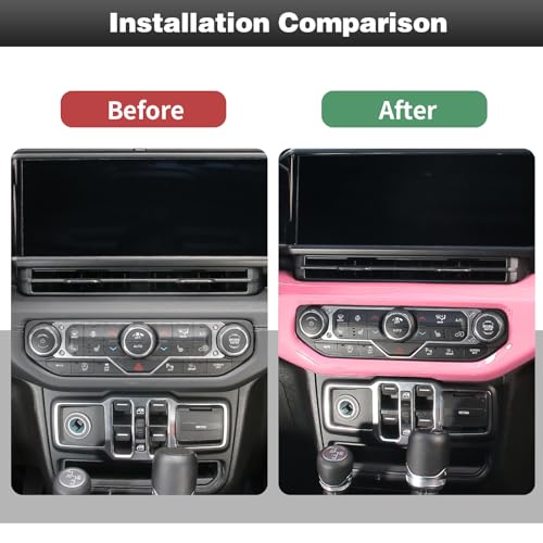 for JL Center Console Headlight Air Conditioning Control Panel & Co
