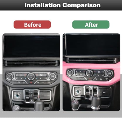 for JL Center Console Headlight Air Conditioning Control Panel & Co