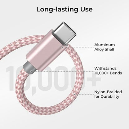 for iPhone 17 16 Pro Max Charger Cord (19.9 Foot)