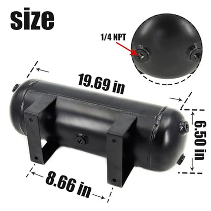 3 Gallon Air Tank with 200PSI Air Compressor for Suspension