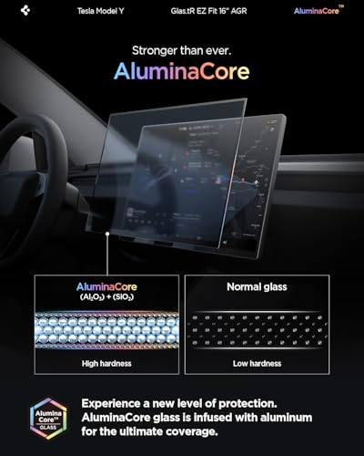 GlasTR EZ FIT Screen Protector Matte Finish for Model Y