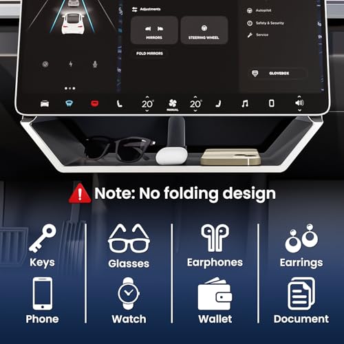 for Model Y Juniper & Model Y L Under Screen Storage Organizer 2025