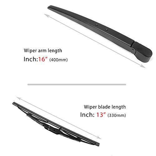 20935081 Rear Windshield Wiper Arm Blade Set
