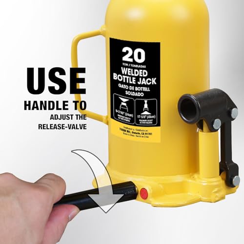 20 Ton Bottle Jack All Welded Hydraulic Jack with 2