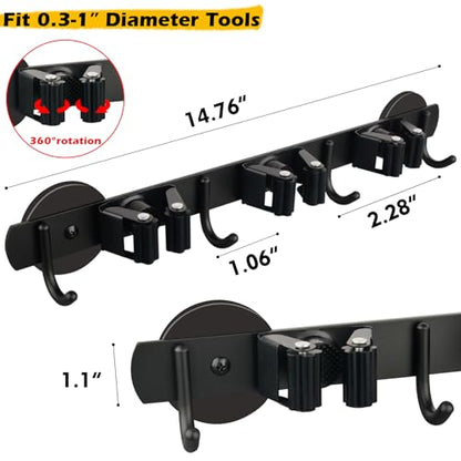 Heavy Duty Magnetic Broom Holder