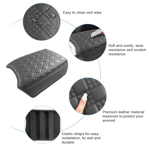 for 2025 2026 Nissan Armada Armrest Cover Pad for 2025 2026 Nissan Armada Accessories 2025 Armada Center Console Cover 2026 Armada Middle Console Cover w