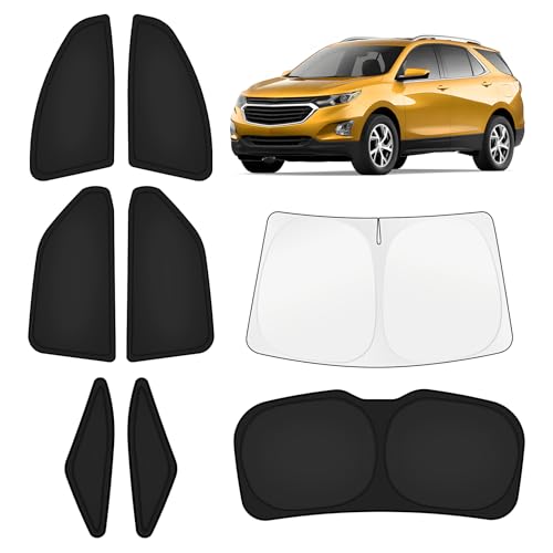 Car Window Shades for Chevy Equinox 2018 (8 Count)