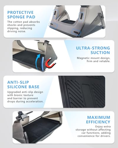Under Screen Storage Box Designed for Tesla Model Y 2019~2024