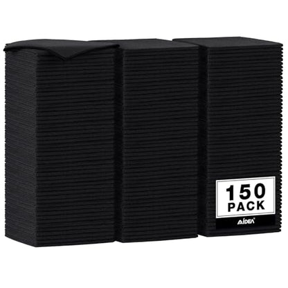 Microfiber Cleaning Cloth Black 150PK (150 Count)