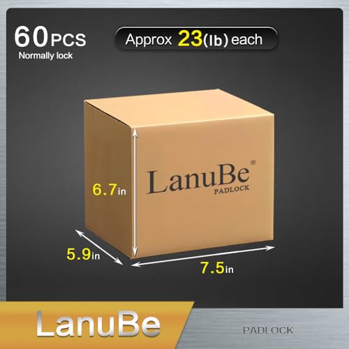 Laminated Keyed Alike Padlock 60 Pack 1.6 (60 Count)