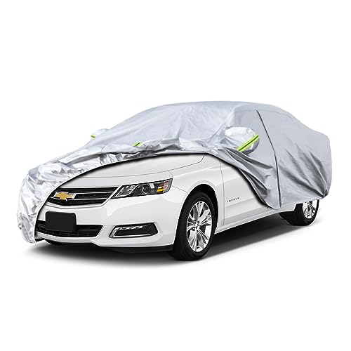 6 Layers Car Cover Custom Fit Chevy Impala from 1999 to 2025