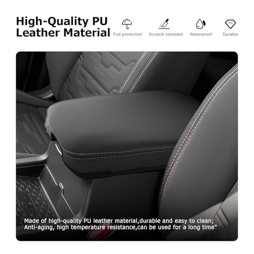 2025 2026 Frontier Center Console Cover Compatible with 2022 2023 2024 2025 2026 Nissan Frontier Accessories Armrest Console Cover Cat Scratch Resistant