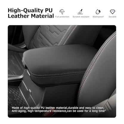 2025 2026 Frontier Center Console Cover Compatible with 2022 2023 2024 2025 2026 Nissan Frontier Accessories Armrest Console Cover Cat Scratch Resistant